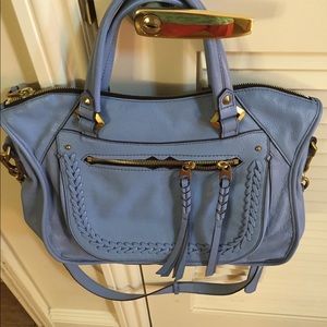 OrYANY pebble leather handbag. Light blue